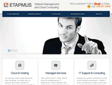 Tablet Screenshot of etapmus.com